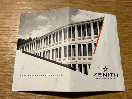 Brochure folleto zenith - folleto,